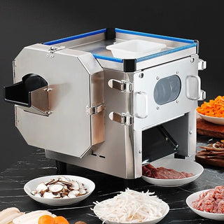 Commercial Multi-Function Meat & Vegetable Cutter — 850W Slicer/Shredder