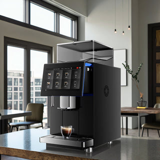 Commercial Self-Service Espresso Machine — Dual Bean Hopper, 20 Bar
