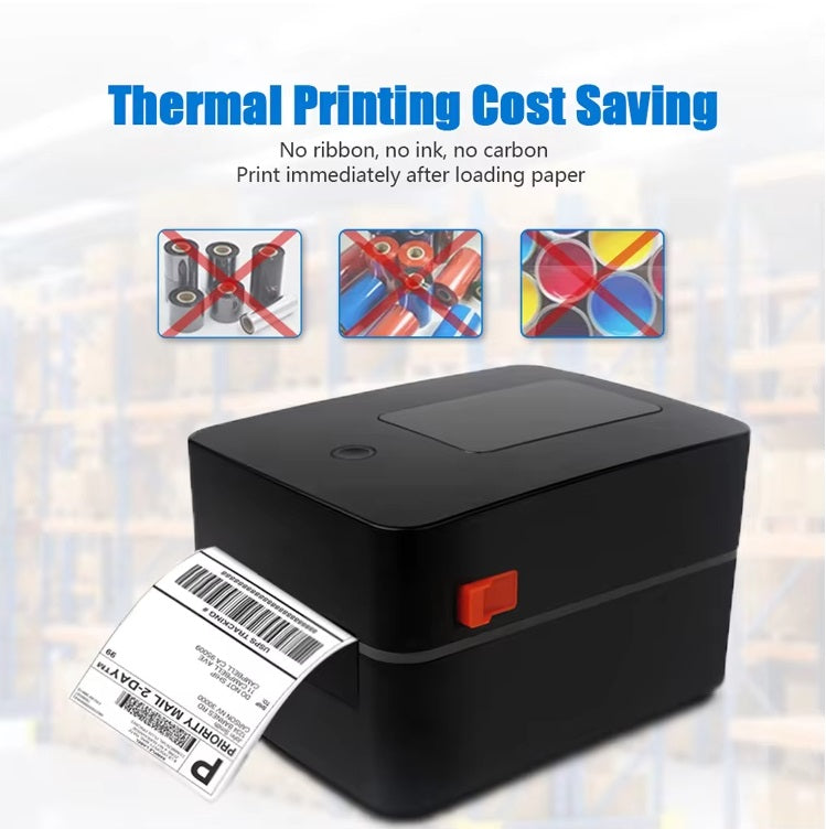Thermal Wristband & Label Printer — 4x6 Desktop, 203 DPI