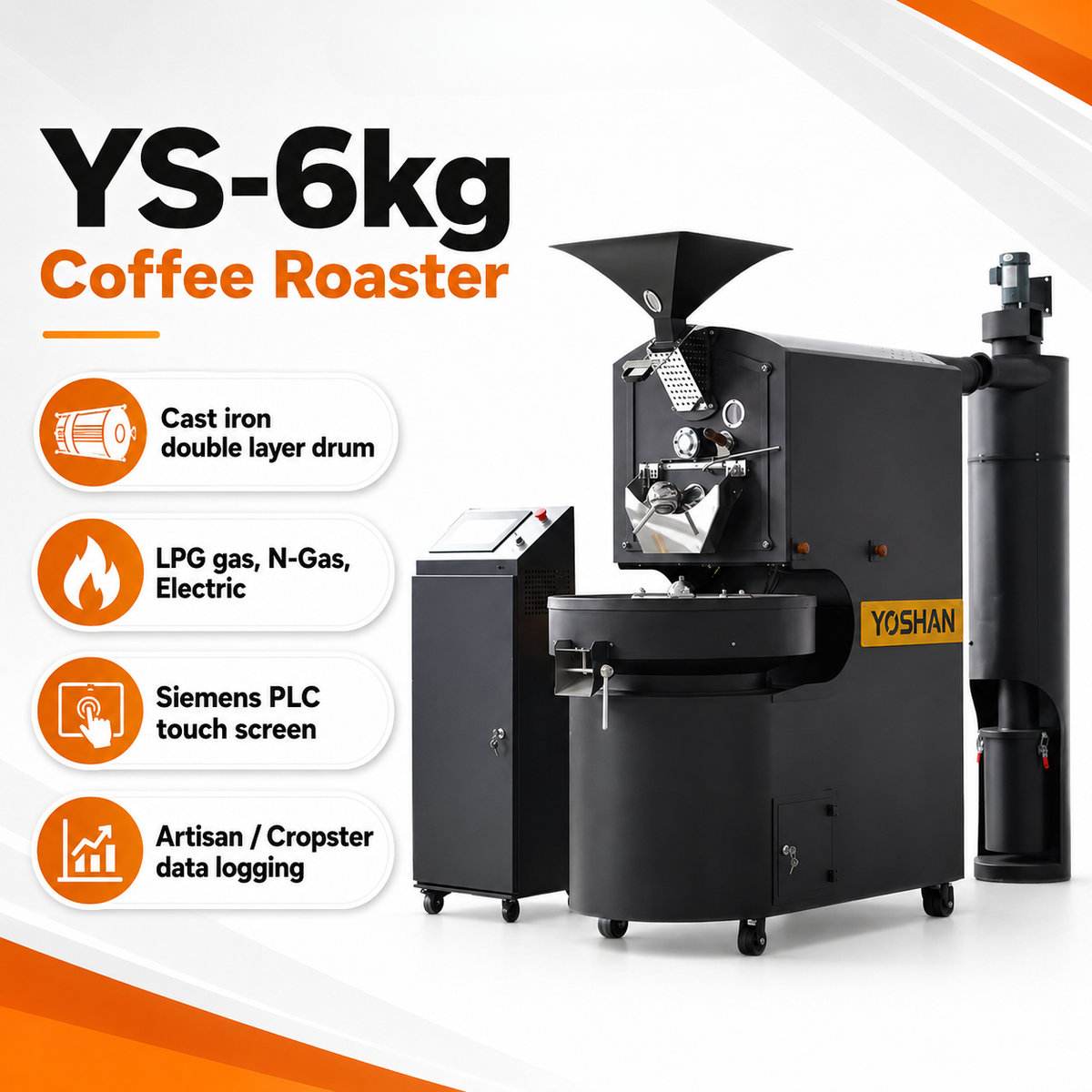 Commercial Coffee Roaster 6 kg/15 min