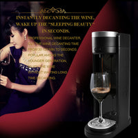 Electric Wine Aerator &amp; Dispenser with Cooling Cup image preview