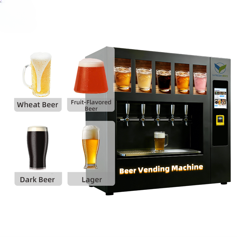 Desktop Beer Vending Machine — Self-Service with Touchscreen