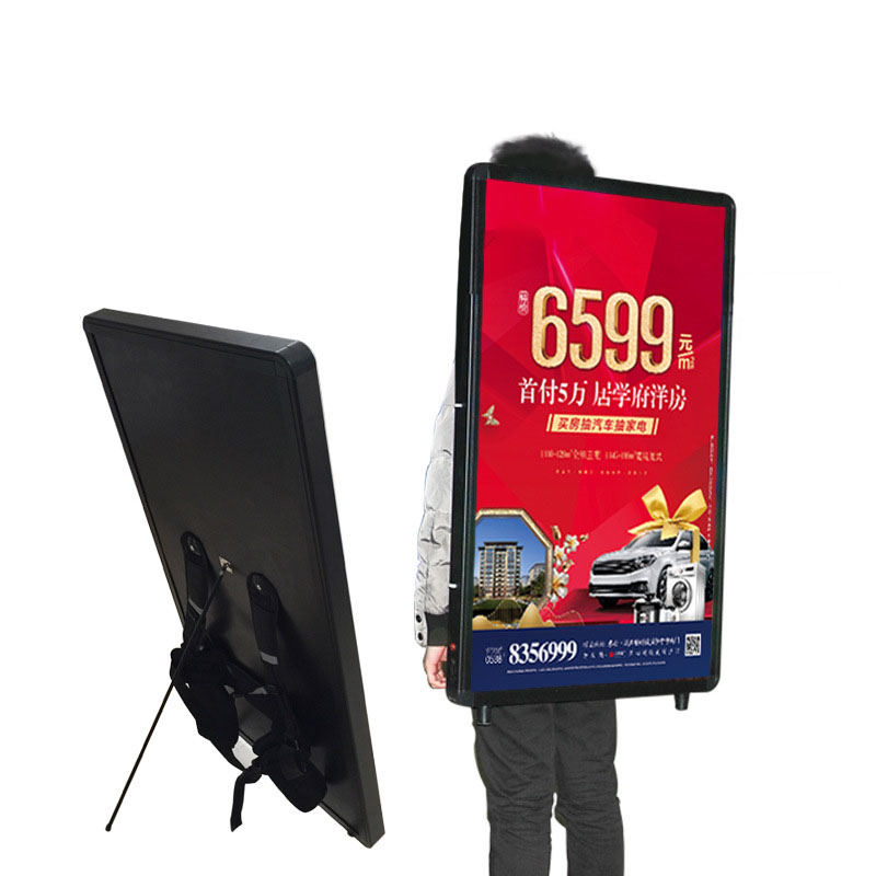 Portable Backpack LED Billboard — Double-Sided Light Box