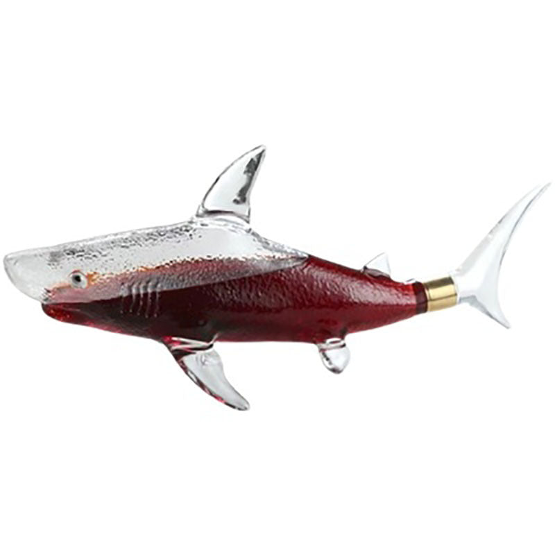Shark Whiskey Decanter Set with Glasses, production process Manual craftsmanship
