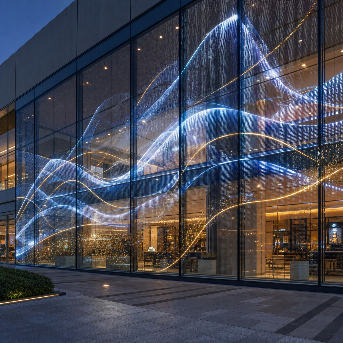 Transparent LED Film Screen for Glass Windows