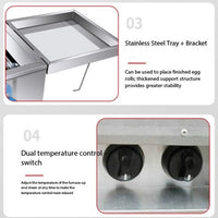 Commercial Automatic Egg Roll Maker — 6-Roll Gas image preview