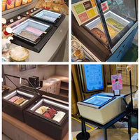 Countertop Gelato Display Freezer — 20 L Glass-Door Showcase image preview