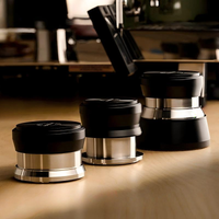 Vinyl Record Espresso Barista Kit — 58.5mm Distributor, Tamper &amp; Needle Set image preview
