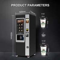 Commercial Coffee Vending Machine — 22" Touchscreen, 180–320 Cups image preview