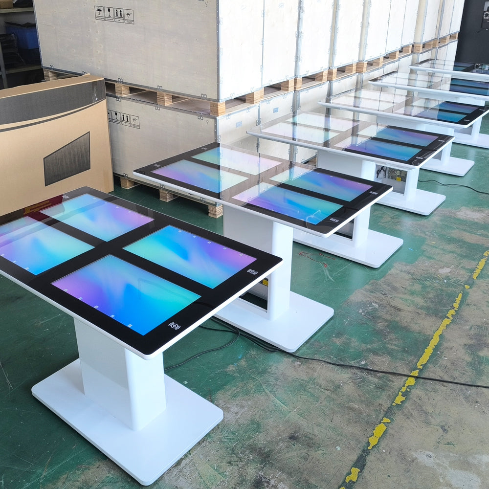 4 x 21.5" Interactive Smart Touch Table with NFC & Wireless Charging