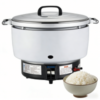 Commercial Gas Rice Cooker — Stainless Steel, Multi-Capacity image preview