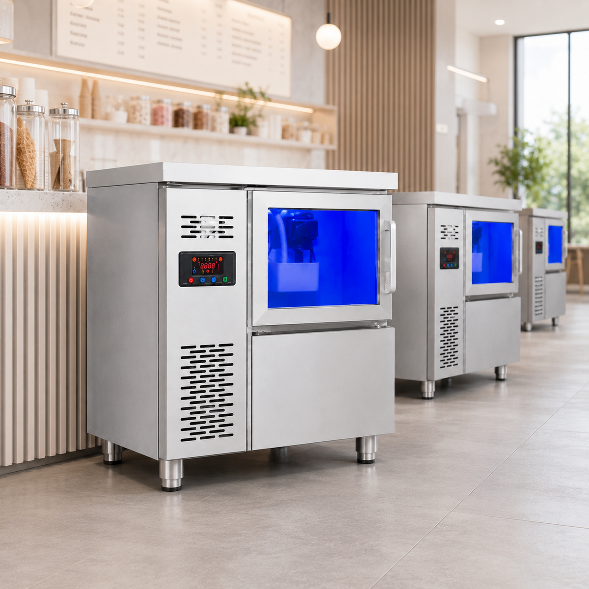 Commercial Undercounter Ice Cube Maker — 68 kg/24h