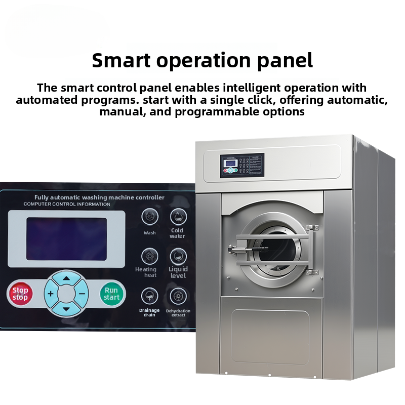 Commercial Washer-Extractor & Dryer — Integrated Hotel Laundry Line