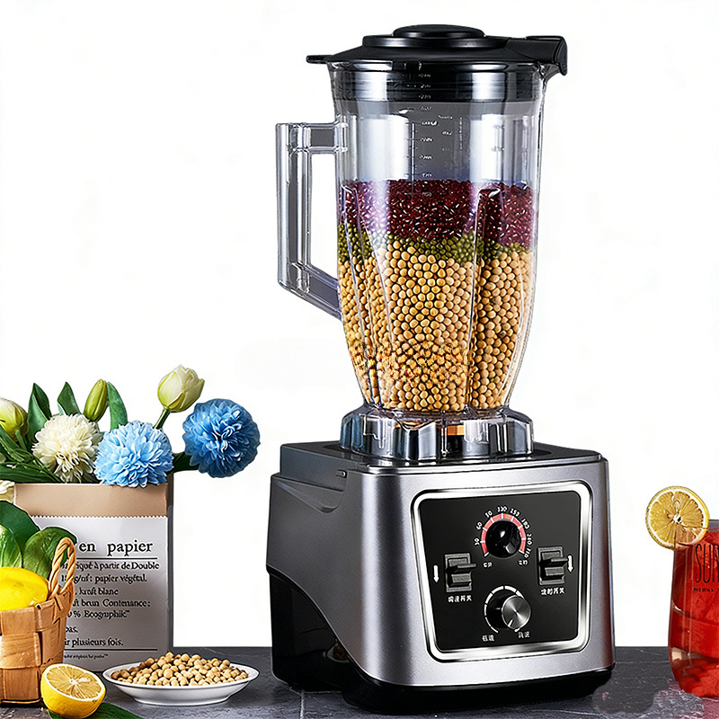 Heavy-Duty Commercial Bar Blender — 8-Blade, Multi-Speed