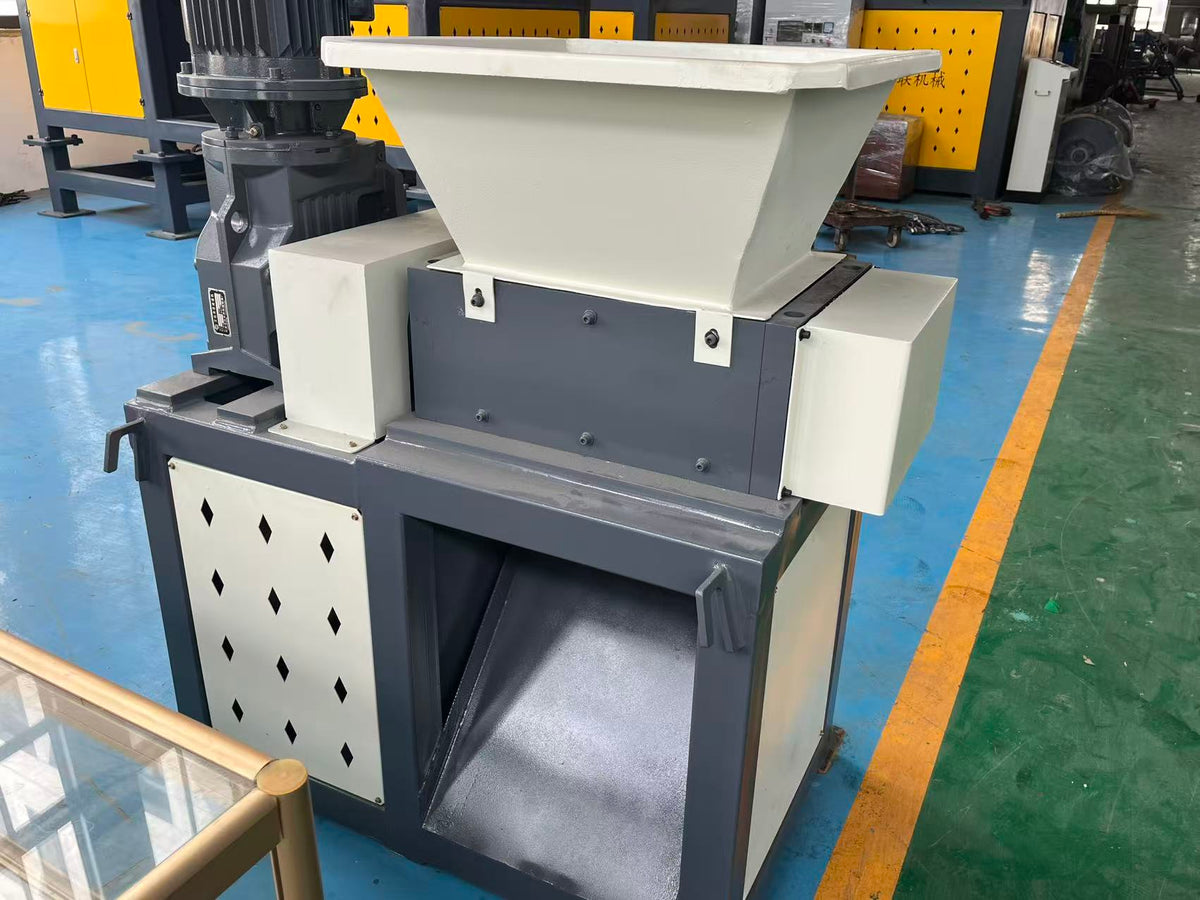 Industrial Dual-Shaft Food Waste Shredder — 3–7.5 kW