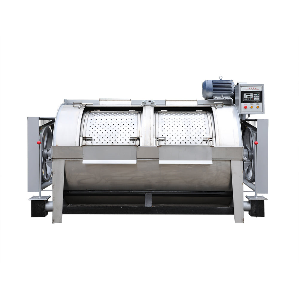 Commercial Industrial Washing Machine — Horizontal, Steam-Heated