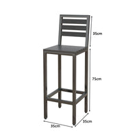 Modern Outdoor High Bar Table — Wood-Plastic Composite image preview