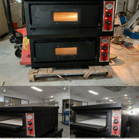 Commercial Deck Pizza Oven — Electric &amp; Gas, Stone Base image preview