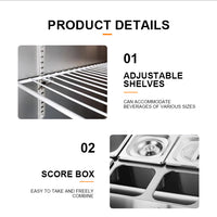 Custom Cocktail Bar Station — Refrigerated Underbar Workstation image preview
