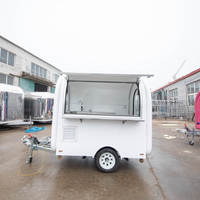 Enclosed Mobile Food Trailer — Towable Concession Cart image preview