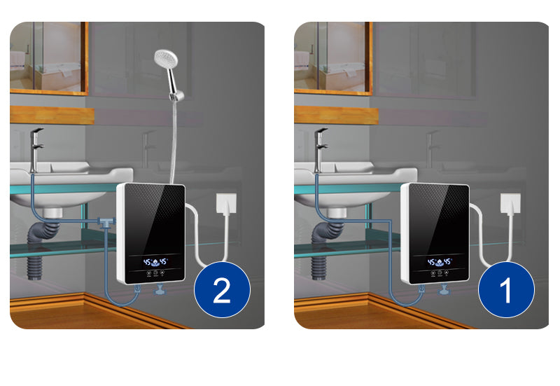 Instant Tankless Electric Water Heater — 7 kW WiFi App Control
