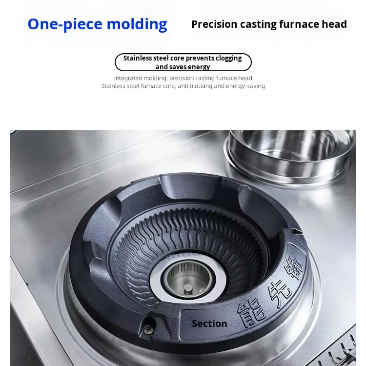 Commercial Gas Wok Burner Range — High-Pressure Stir-Fry Stove