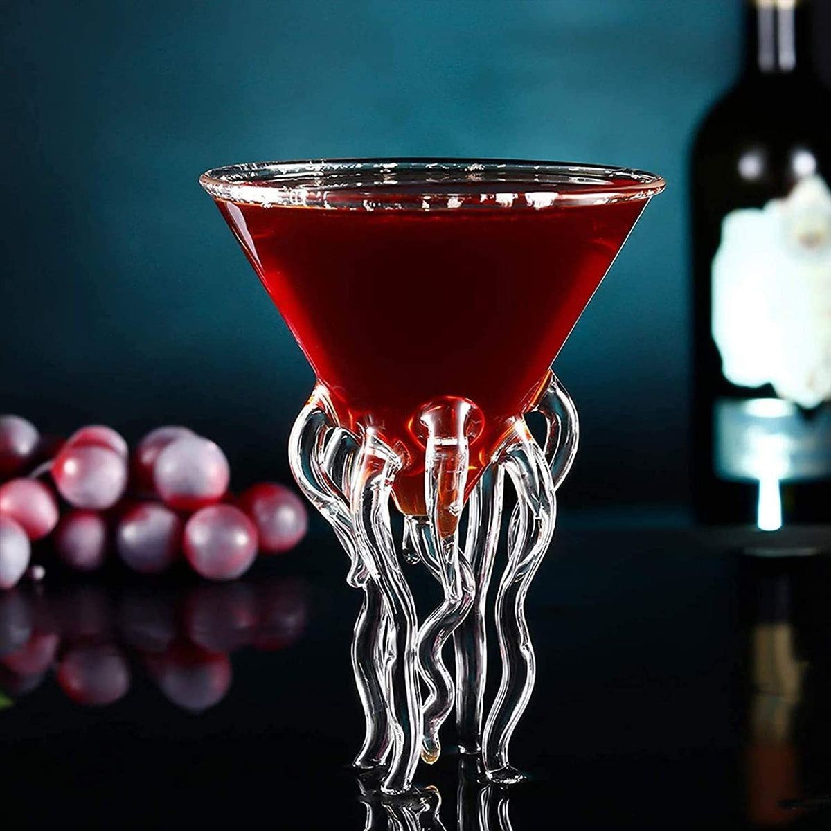 Jellyfish 3D Cocktail Glass — Lead-Free Borosilicate