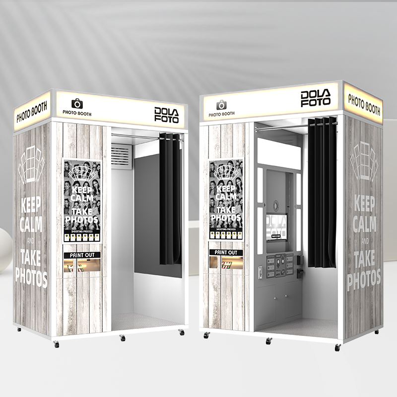 Self-Service Photo Booth Kiosk — Instant Print