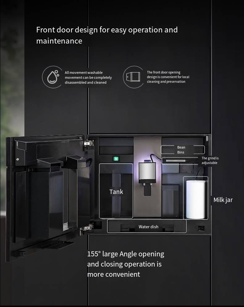 Built-In Automatic Espresso Machine — Touchscreen, 19-Bar