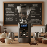 Commercial Flat Burr Espresso Grinder — 90mm, Dosing Control