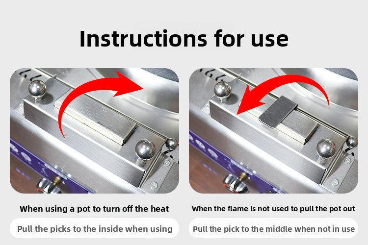 Commercial Gas Wok Burner Range — High-Pressure Stir-Fry Stove