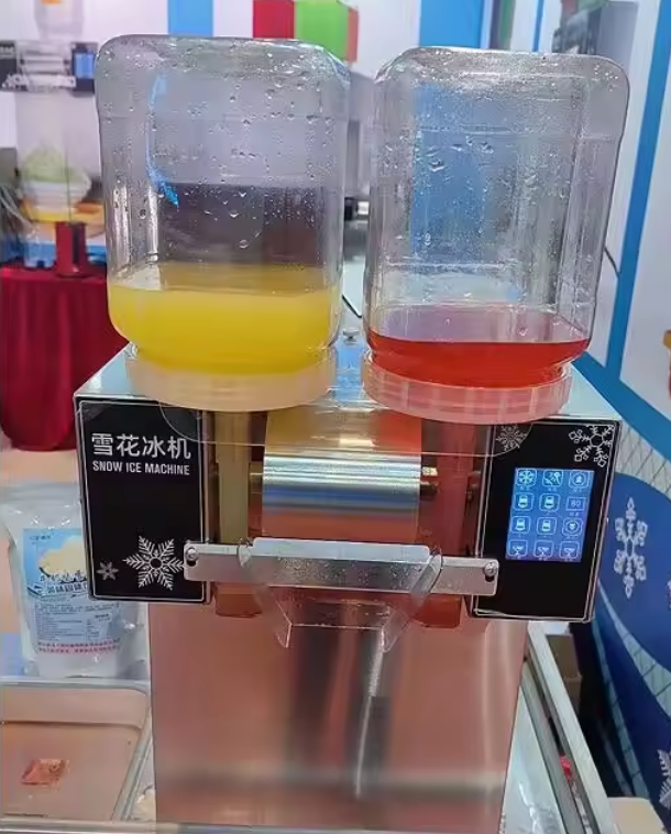Korean Bingsu Snow Ice Shaver Machine — 4-Barrel Commercial