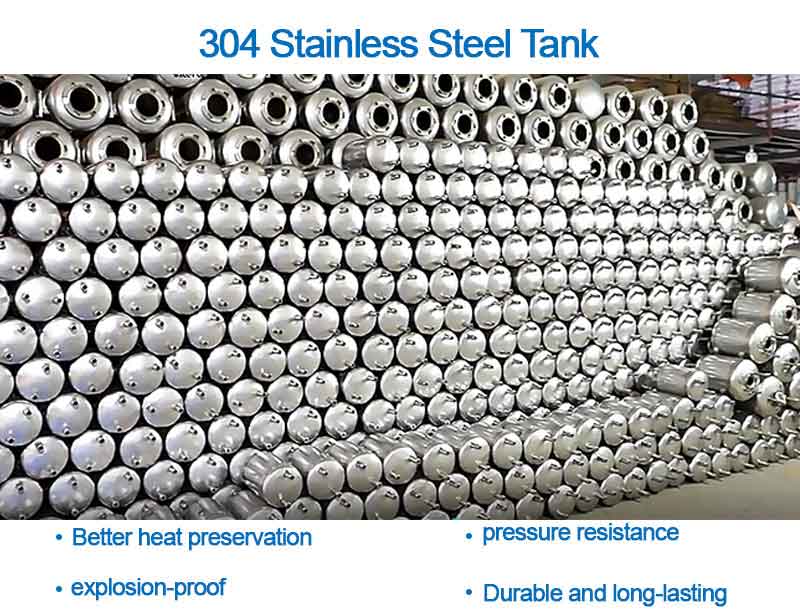 Commercial Storage Water Heater — Stainless Steel Tank, 150–500 L