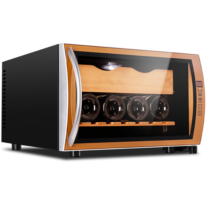 Armario humidor termoeléctrico para puros — 25 L, puerta de cristal