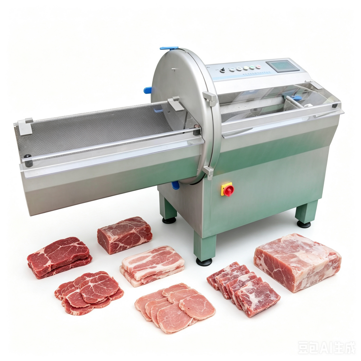 Automatic Frozen Meat Slicing Machine — Commercial Meat Cutter