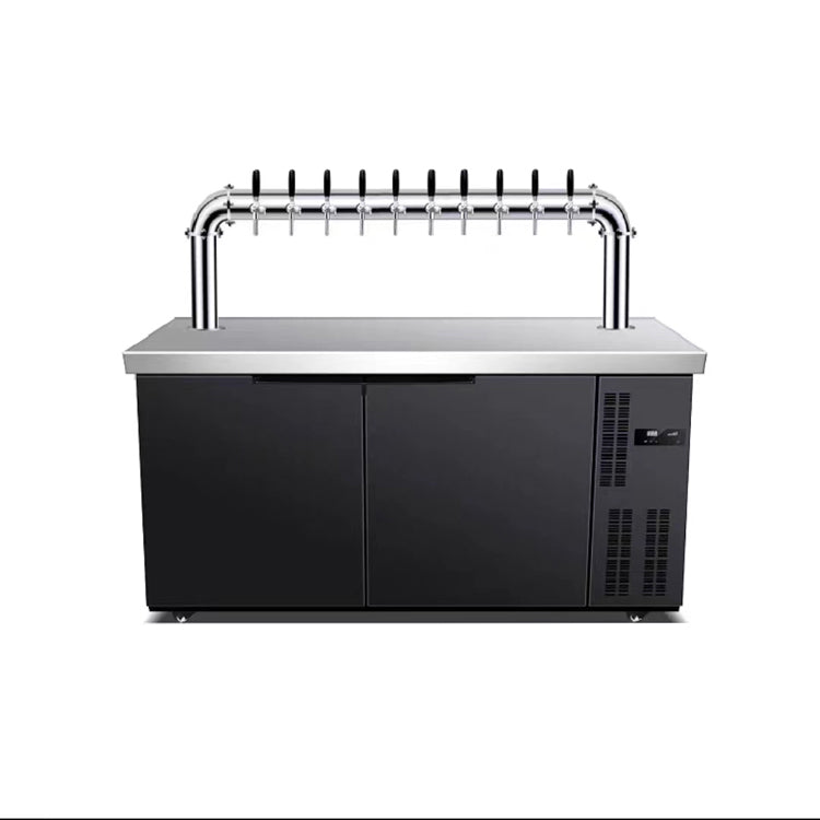 Commercial Draft Beer Cooler & Dispenser — 2–10 Taps