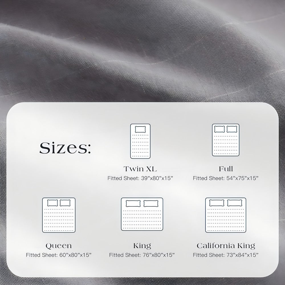 Organic Cotton Grounding Fitted Sheet — Silver-Fiber Earthing