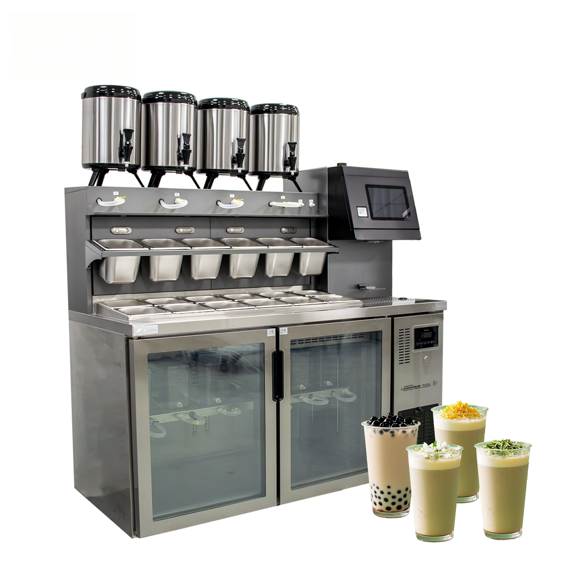 Automatic Commercial Bubble Tea Machine — All-in-One Boba Maker