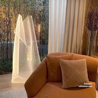 Modern Geometric Acrylic LED Floor Lamp image preview