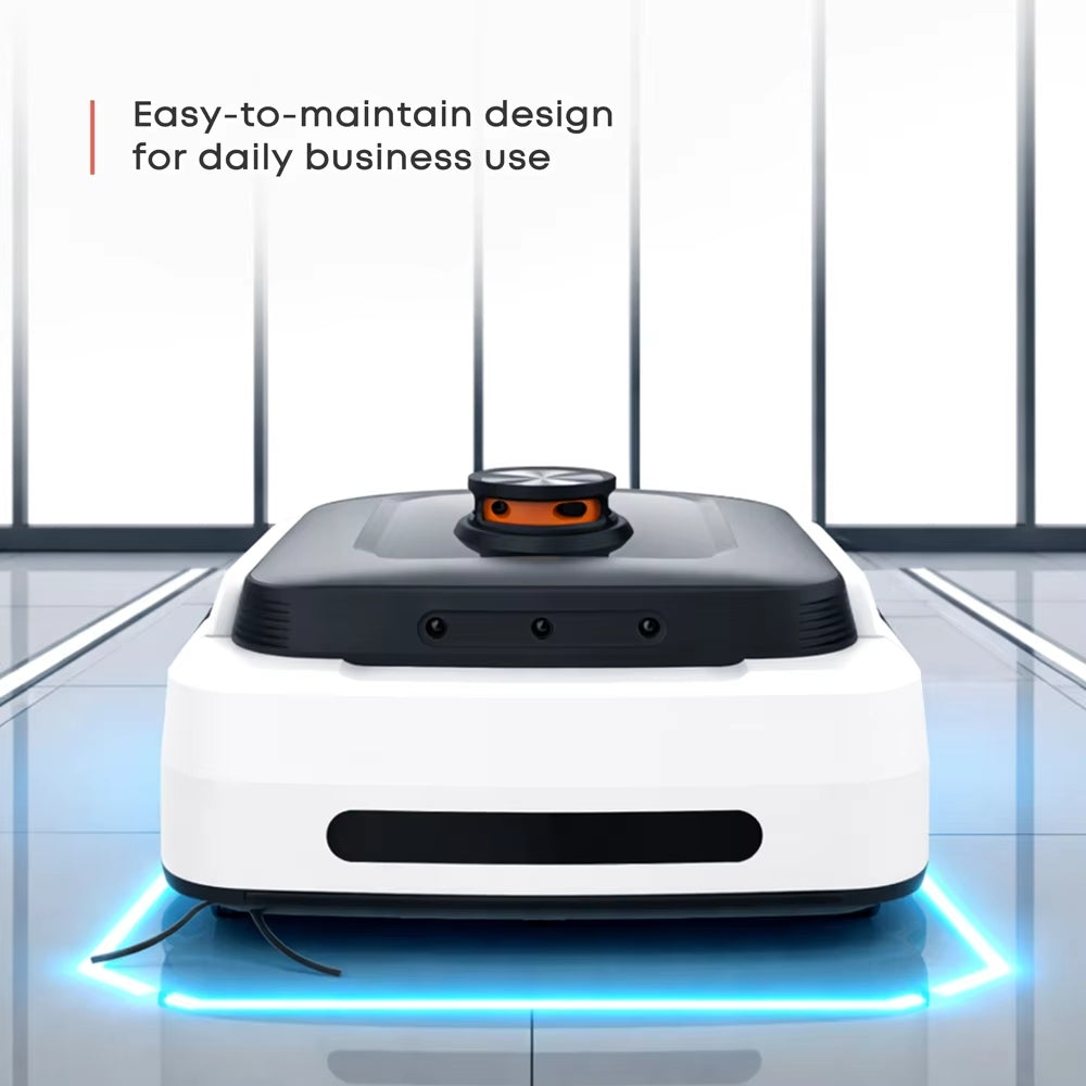 Commercial Robot Vacuum & Mop — Self-Emptying, LDS Navigation