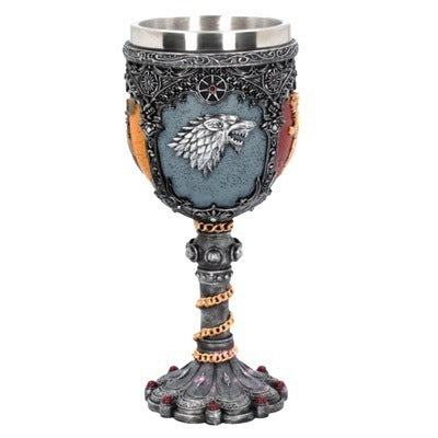 Stainless Steel Fantasy Goblets & Tankards