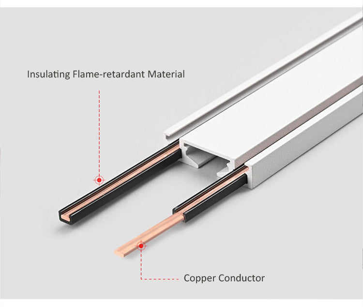 Magnetic Track Lighting System — 48V LED Rail & Fixtures