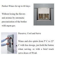 Built-In Wine Bottle Cooler &amp; Dispenser — 40L Single-Zone image preview