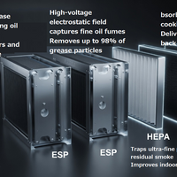 Commercial Ventless Exhaust Hood — ESP + HEPA Recirculating System image preview