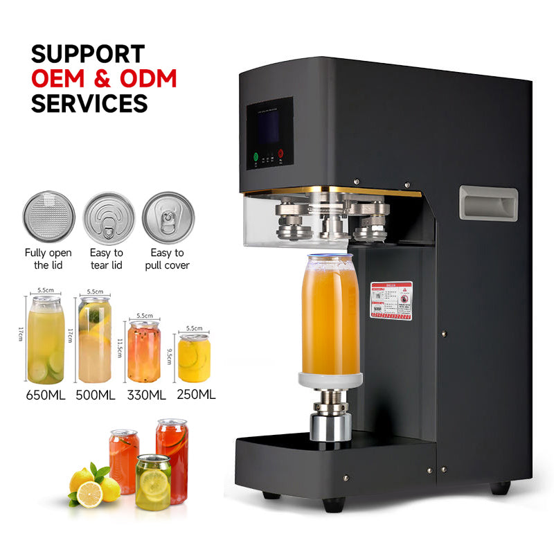 Automatic Can Sealer Machine — Interchangeable Bases