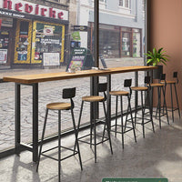 Commercial Bar Furniture Set — Solid Wood Tables &amp; Bar Stools image preview