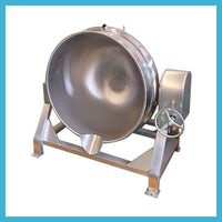Commercial Tilting Electric Jacketed Kettle with Agitator image preview