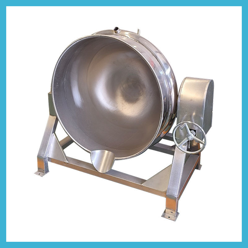 Commercial Tilting Electric Jacketed Kettle with Agitator