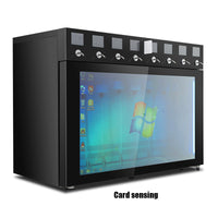 Automatic Wine Dispensing System — Lighted Stainless Steel Cooler image preview