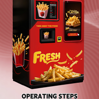 Automatic French Fry Vending Machine — 32-Inch Touchscreen image preview